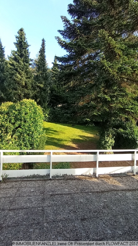 Blick in den Garten Einfamilienhaus Baden-Baden