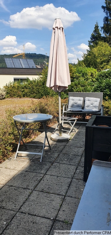Terrasse in L-Form Terrassenwohnung Baden-Baden