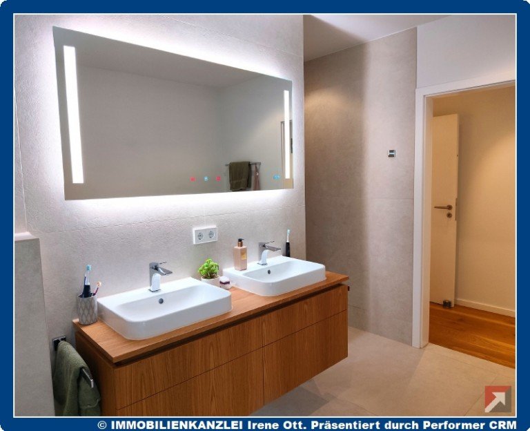 Bad Waschtisch modernes Design Baden-Baden Erdgeschosswohnung Schicke hochwertig ausgestattete 3-4 ZiWo, Terrasse, 2 KFZ