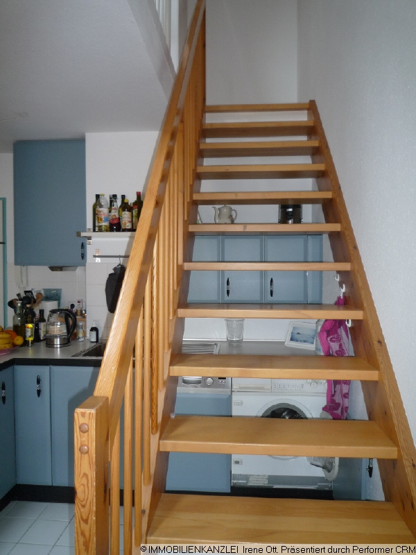 Aufgang zur Galerie Maisonettewohnung Karlsruhe