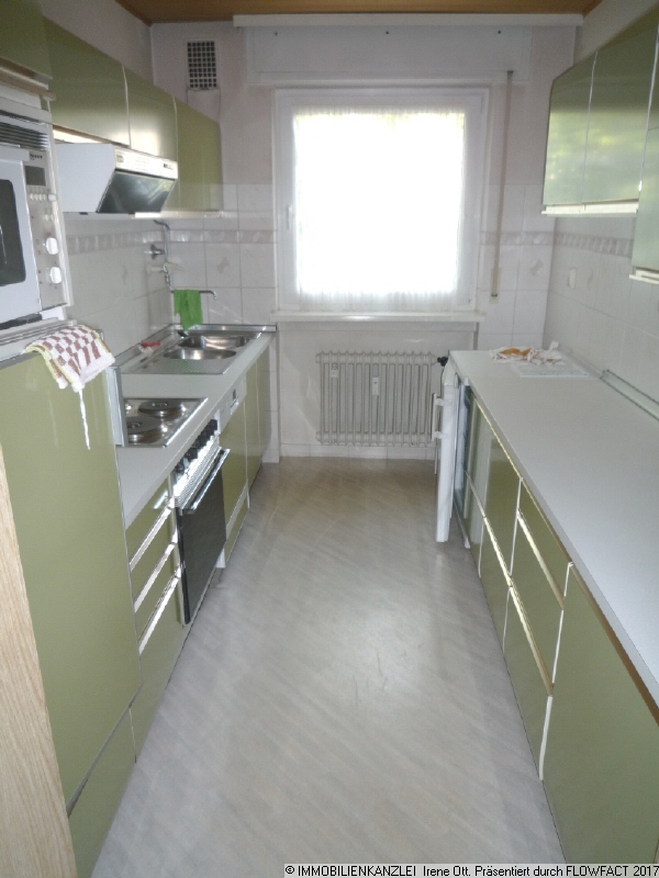 K�che mit Tageslicht Etagenwohnung Karlsruhe