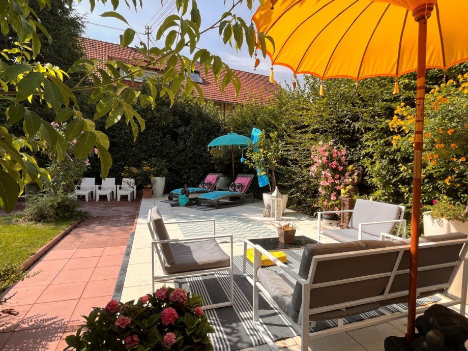 weitere Terrasse zum Wohnen in den Sommermonaten Einfamilienhaus Baden-Baden