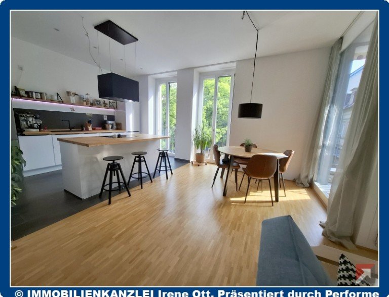 1 schickes Wohnen mit bodentiefen Fenstern Ettlingen Etagenwohnung VERMIETET Stadthaus am Park Innenstadtwohnen in bester City-Lage Ettlingens